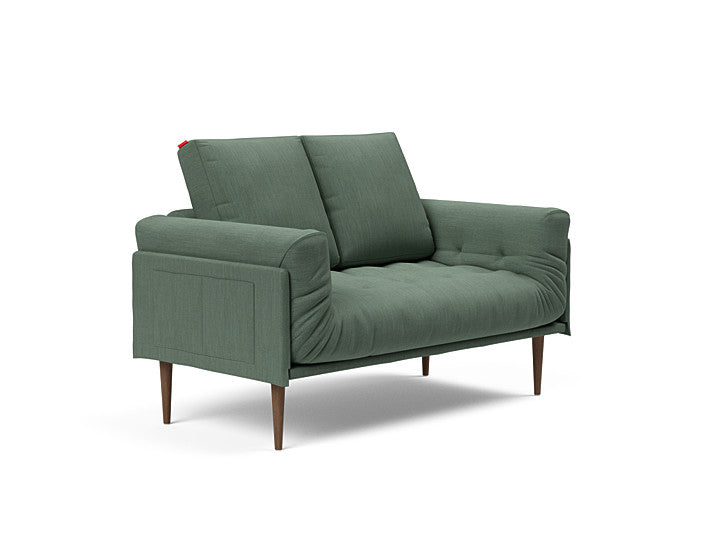 The Decorators: Canapea pat Rollo Styletto Elegance Green, saltea cu arcuri impachetate