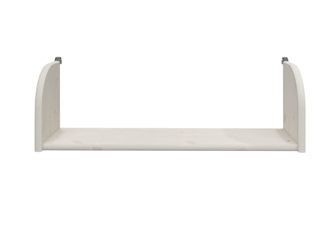 The Decorators: Etajera pentru carti, Classic, White Washed, lemn de pin, 72x18x22 cm