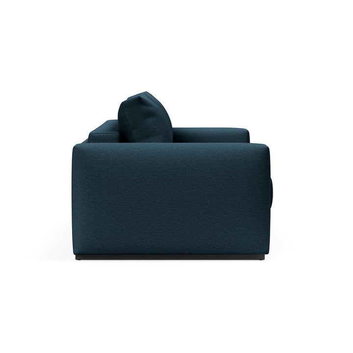 The Decorators: Canapea extensibila cu cotiere Cosial Argus Navy Blue 180x195cm