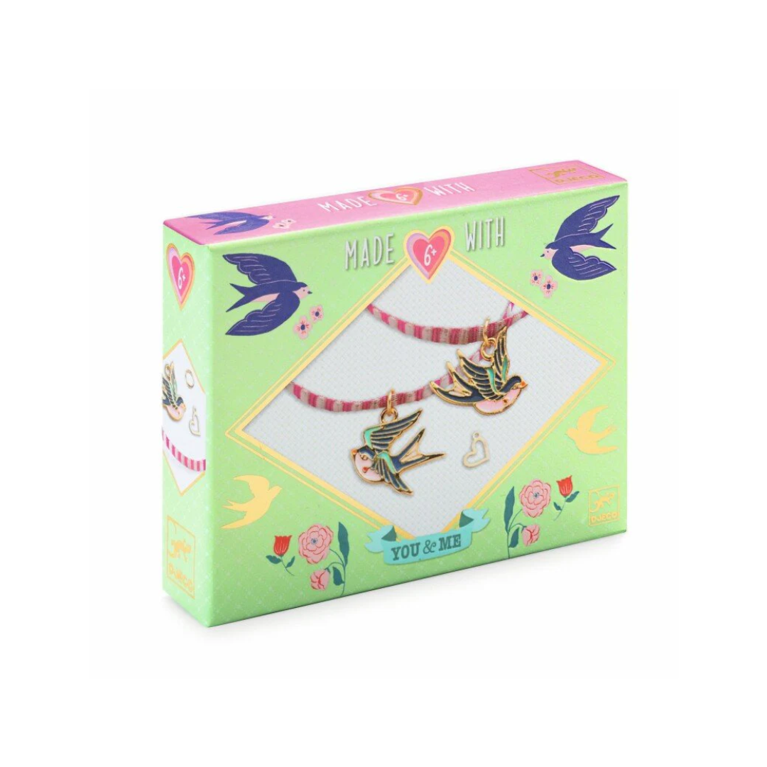 The Decorators: Set Creativ Djeco Bratara Prieteniei - Birds