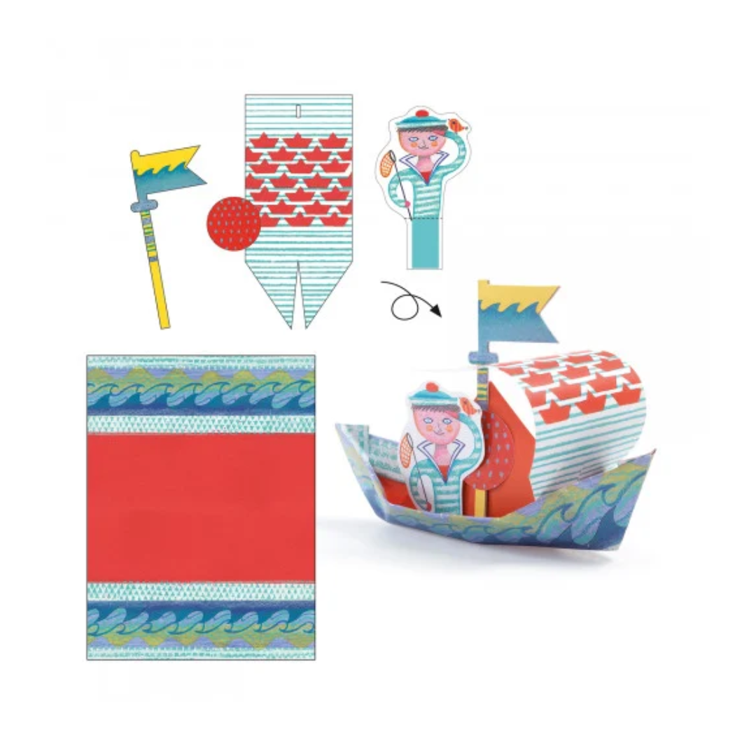 The Decorators: Set Creativ Djeco Origami Barcute