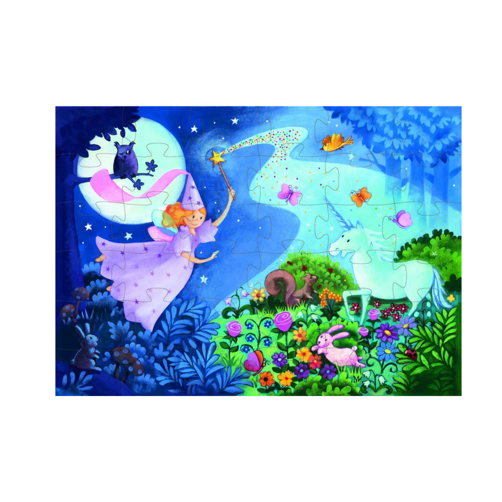 The Decorators: Puzzle Djeco Zana si Unicorn