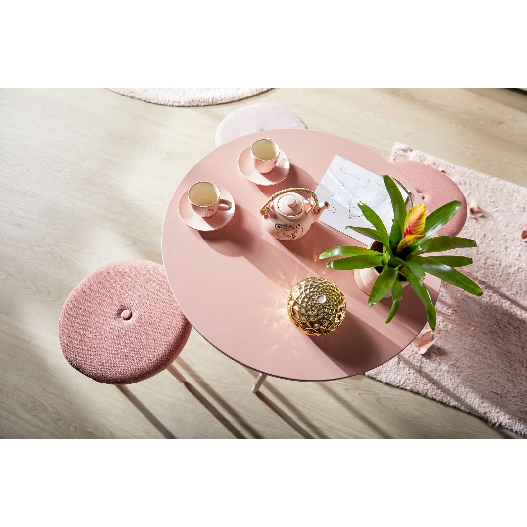 The Decorators: Covor pentru copii, Pink-Butterflies, bumbac, roz, 100x180 cm
