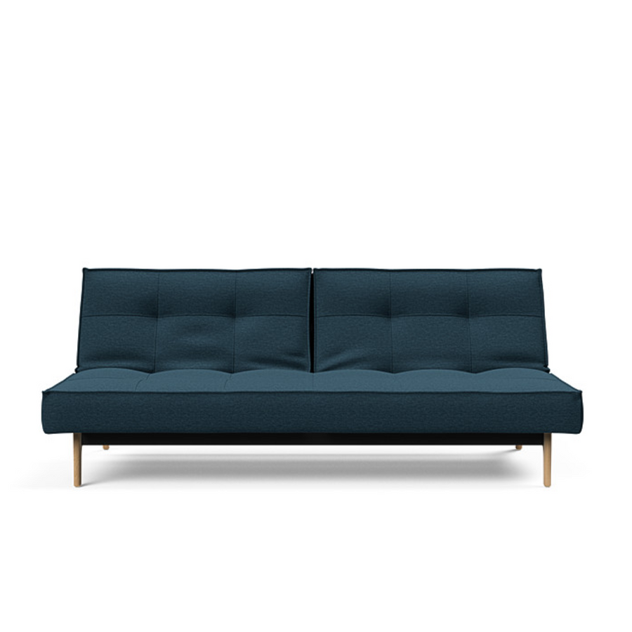 The Decorators: Canapea extensibila Splitback Eik Oak Argus Navy Blue