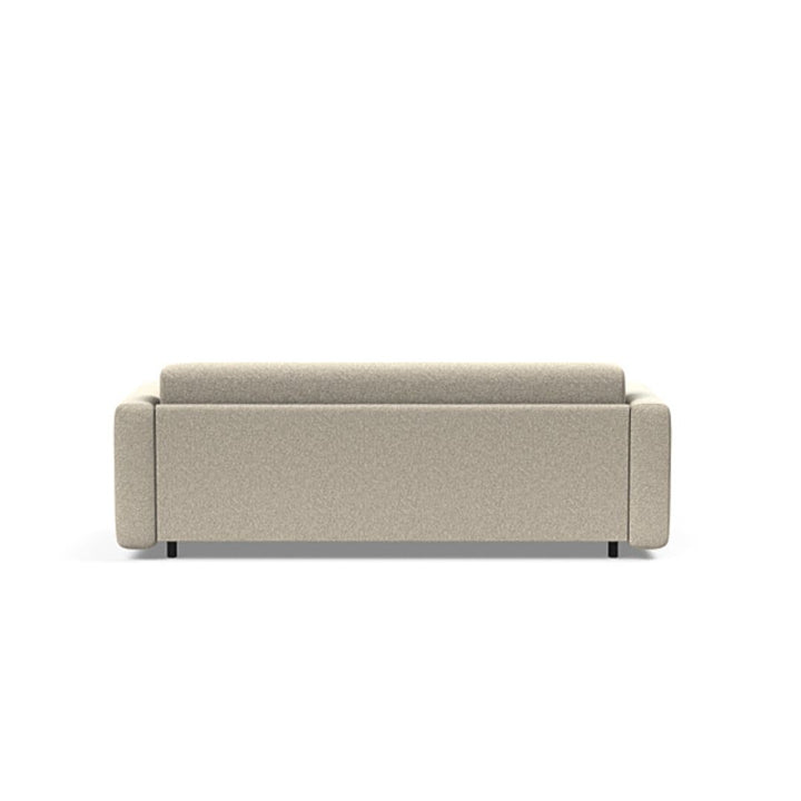 The Decorators: Canapea extensibila Killian Bouclé Beige, saltea Dual Mattress 160x195 cm