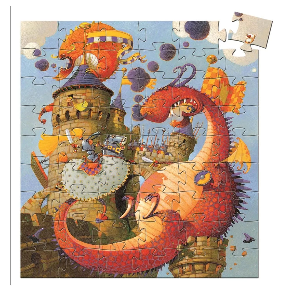 The Decorators: Puzzle Djeco Cavaler si Dragon