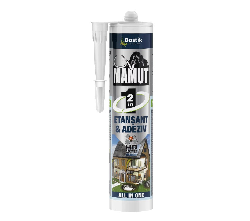 The Decorators: Adeziv si izolant universal Mamut Seal Negru 290 ml 