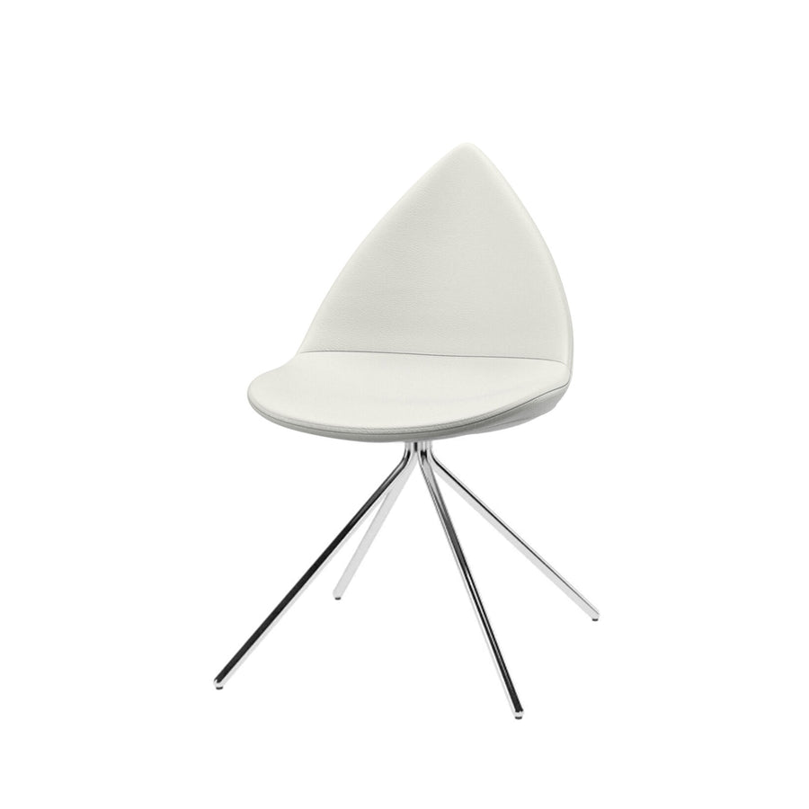 The Decorators: Scaun piele BoConcept Ottawa White Salto