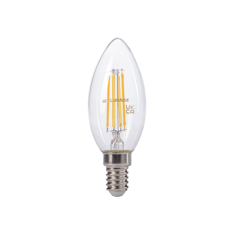 The Decorators: Bec LED Vox Sylvania tip lumanare retro E14 4.5W 470LM 2700K