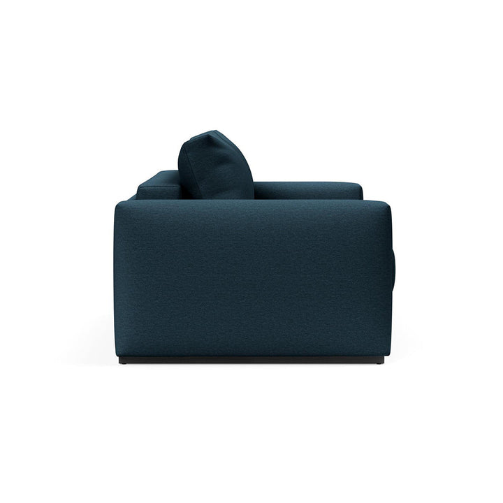 The Decorators: Canapea extensibila cu cotiere Cosial Argus Navy Blue 140x195cm