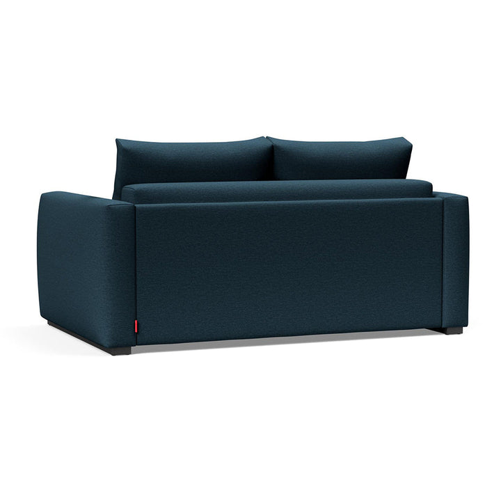 The Decorators: Canapea extensibila cu cotiere Cosial Argus Navy Blue 140x195cm