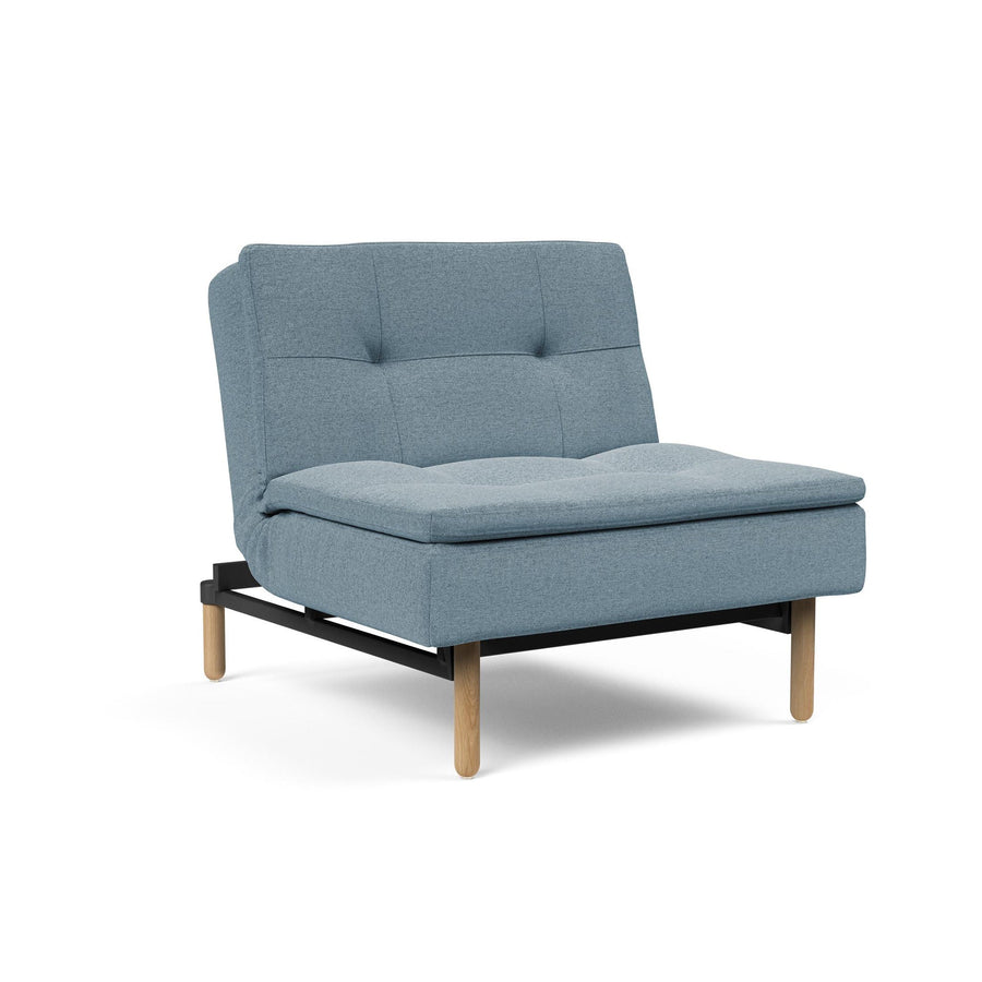 The Decorators: Fotoliu recliner Dublexo Stem Soft Indigo