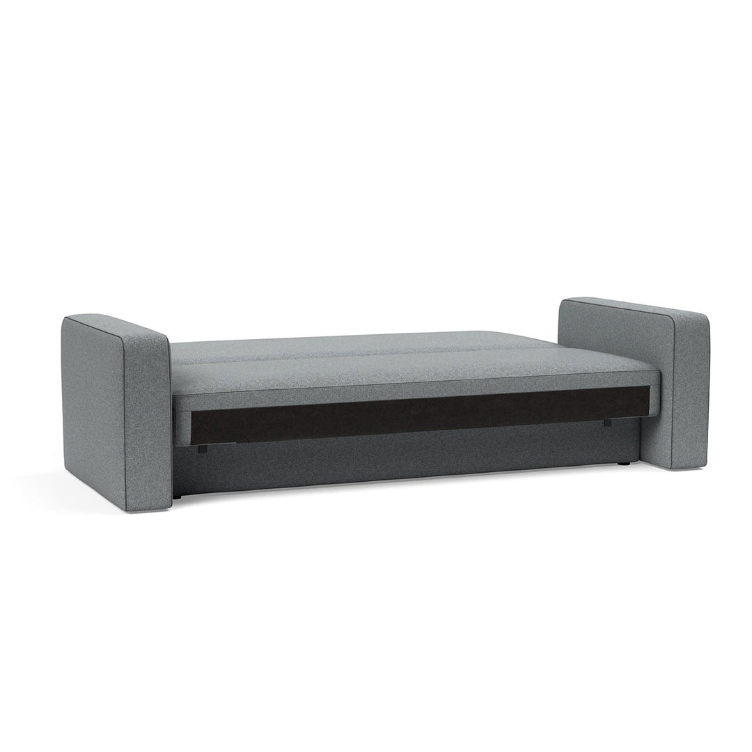 The Decorators: Canapea extensibila cu brate Innovation Living Black Label ILB 401 Corocco Shadow Grey 115x210 cm