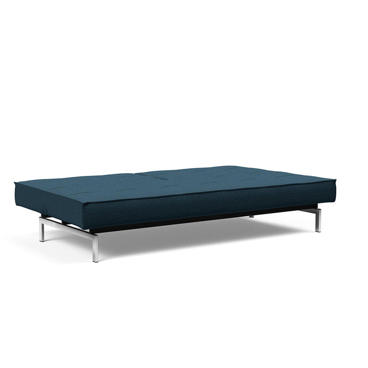 The Decorators: Canapea extensibila Splitback Chrome Argus Navy Blue 115x210cm