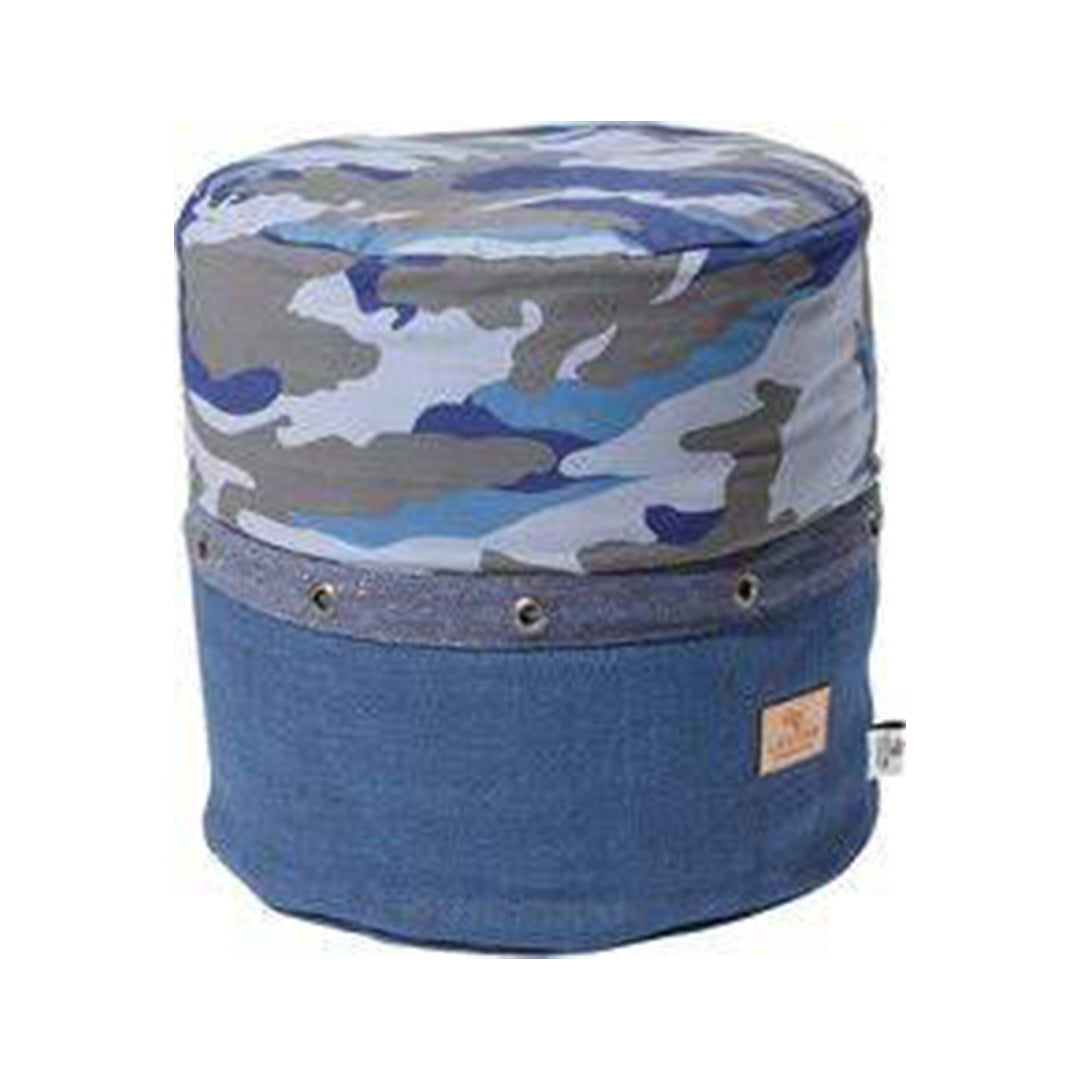 The Decorators: Puf rotund Lifetime Camo 50cm