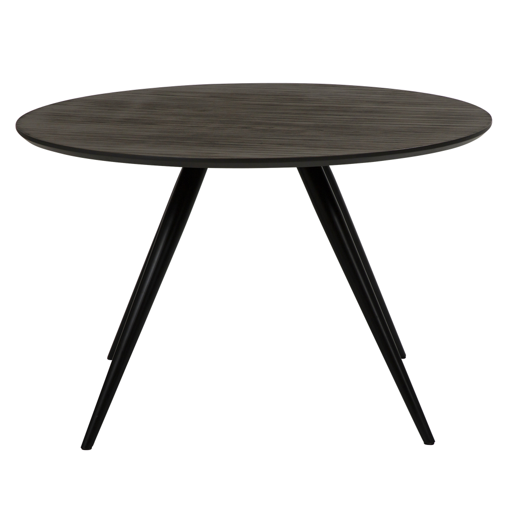 The Decorators: Masa dining DanForm ECLIPSE, rotunda, ⌀120cm, Grey stained ash